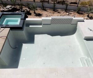 Las Vegas Pool Builders - Pool Finish Plaster with quartz